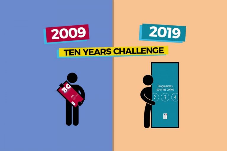 Le Ten Years challenge des enseignants